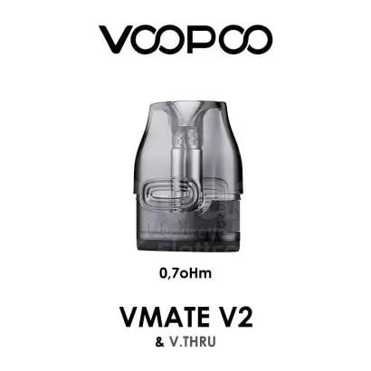 原裝正品 VOOPOO通用空倉(2顆裝)/適配VOOPOO VMATE E/pro/Infinity Edition 台灣現貨
