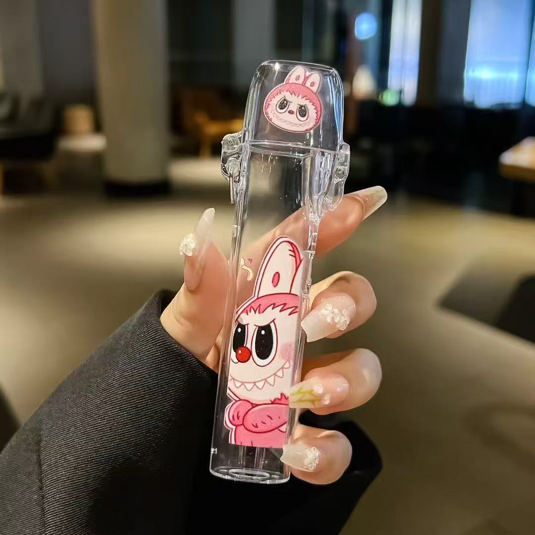 新品上市 LABUBU拉布布 主機保護套 印花圖案 送掛繩