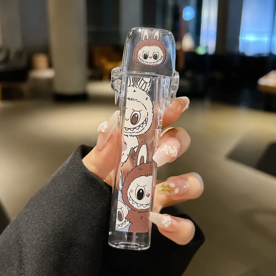 新品上市 LABUBU拉布布 主機保護套 印花圖案 送掛繩
