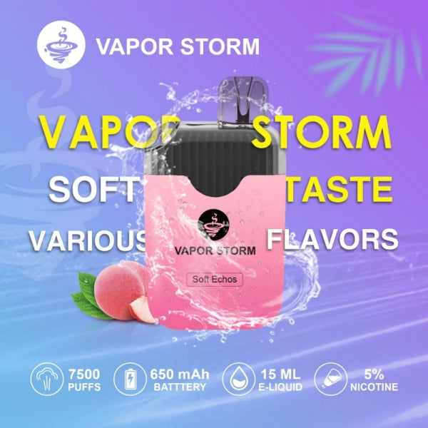 VAPOR STORM 風暴7500口 拋棄式 可充電