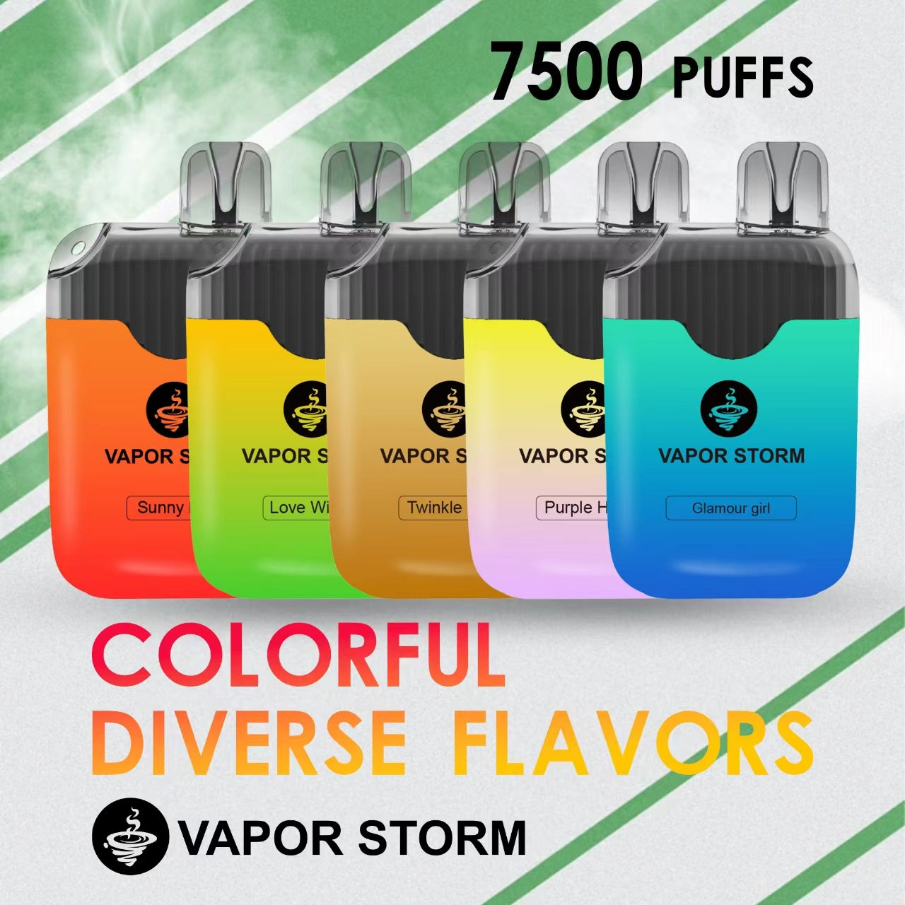 VAPOR STORM 風暴7500口 拋棄式 可充電